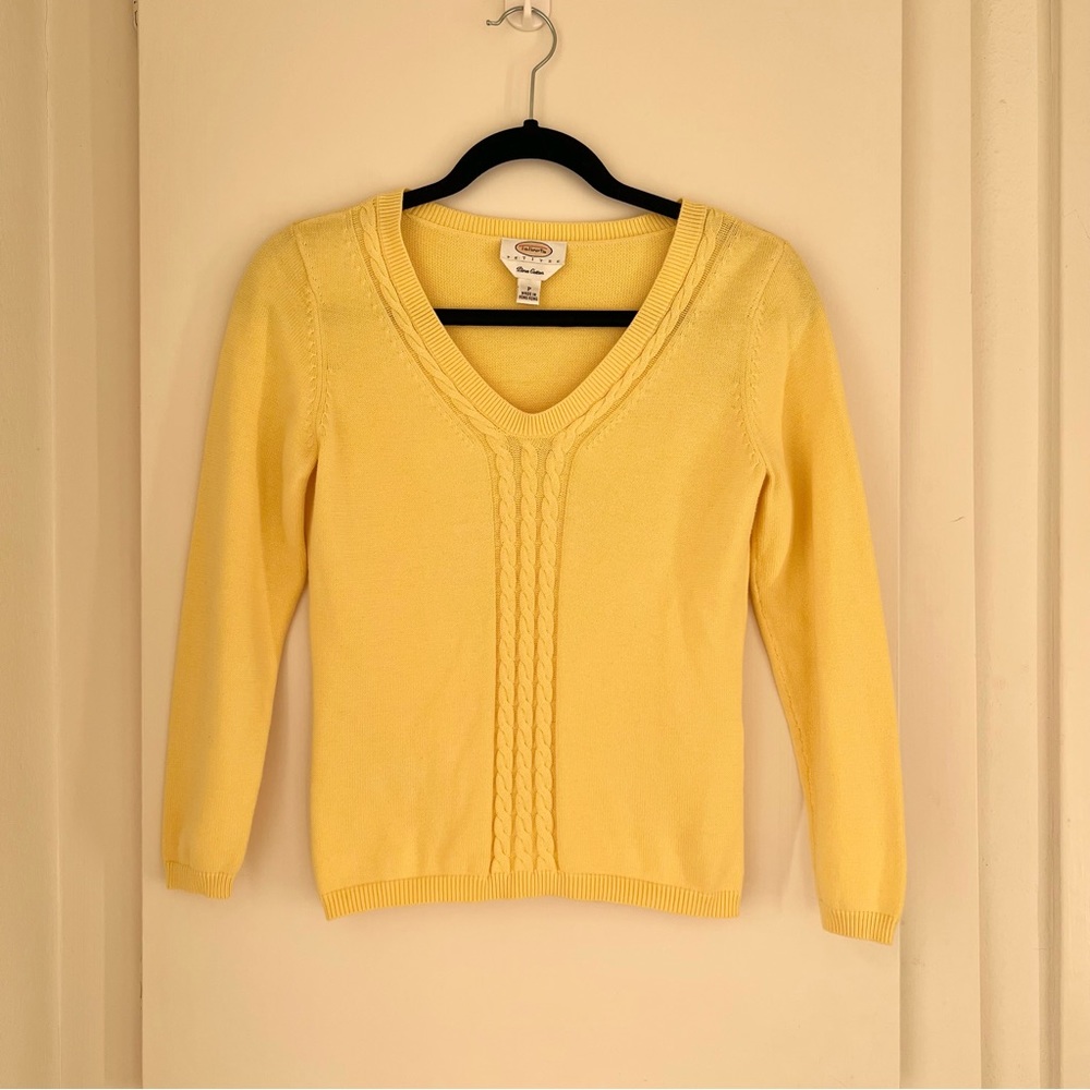 Vintage Talbots Cable Sweater